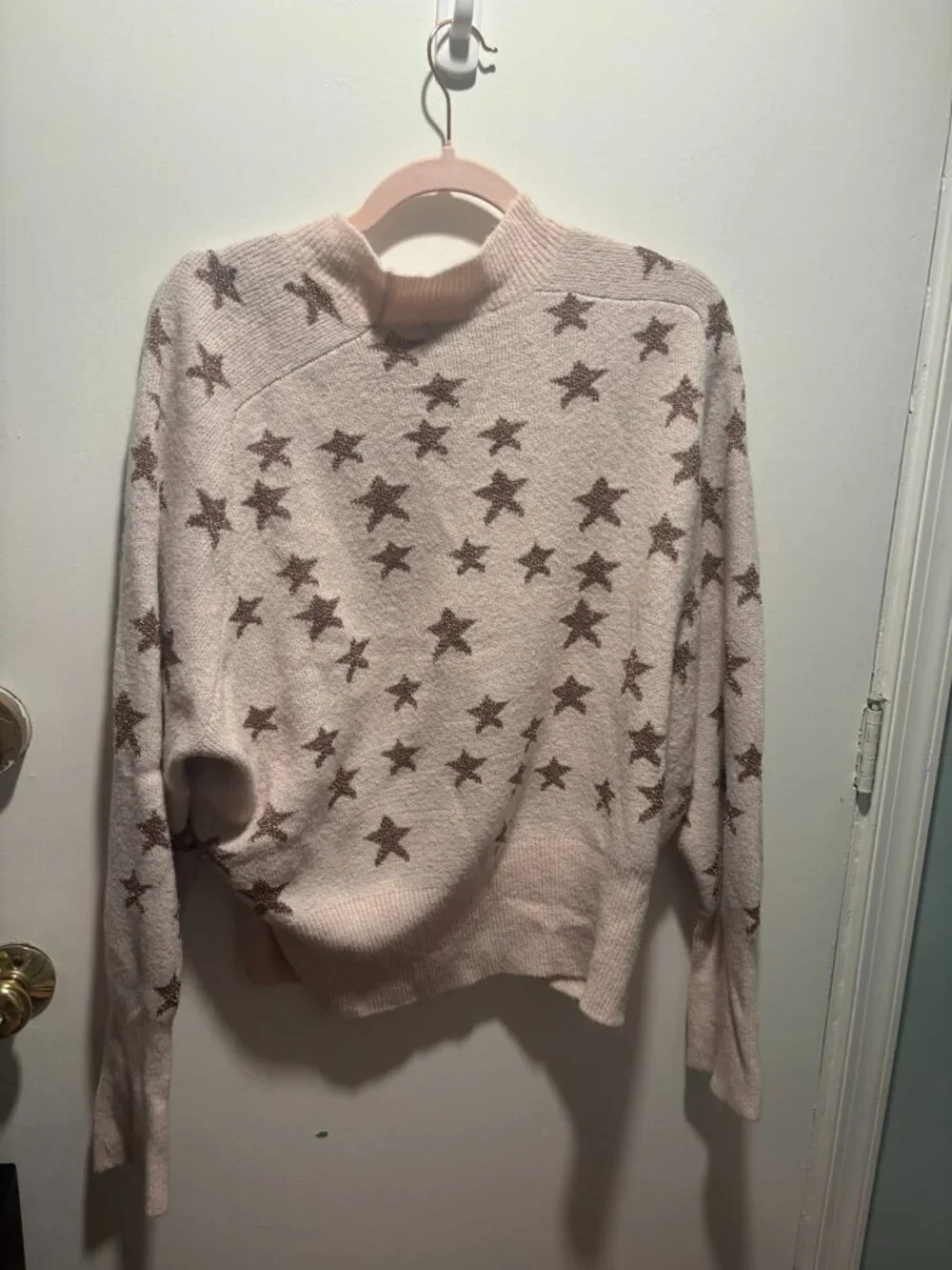 ## ✨ Ann Taylor Star Print Mock Neck Sweater ✨